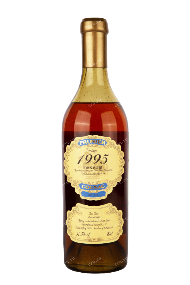 Бутылка Prunier Fins Bois Vintage 1995  1985 0.7 л