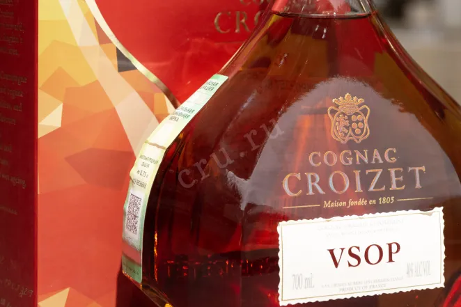 В магазине Крю Профи Croizet VSOP in gift box 0.7 л