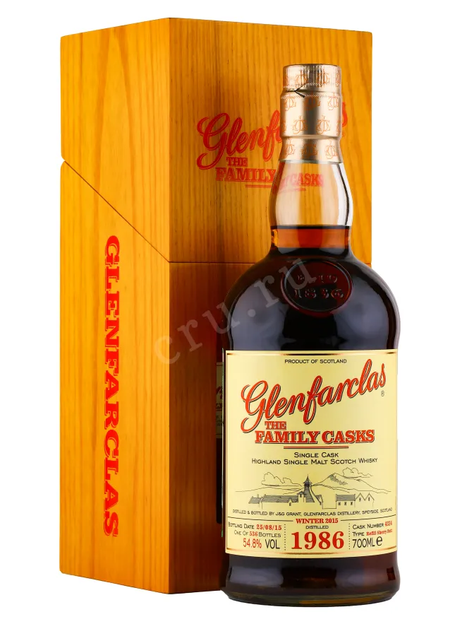 Виски Glenfarclas Family Cask 1986 0.7 л