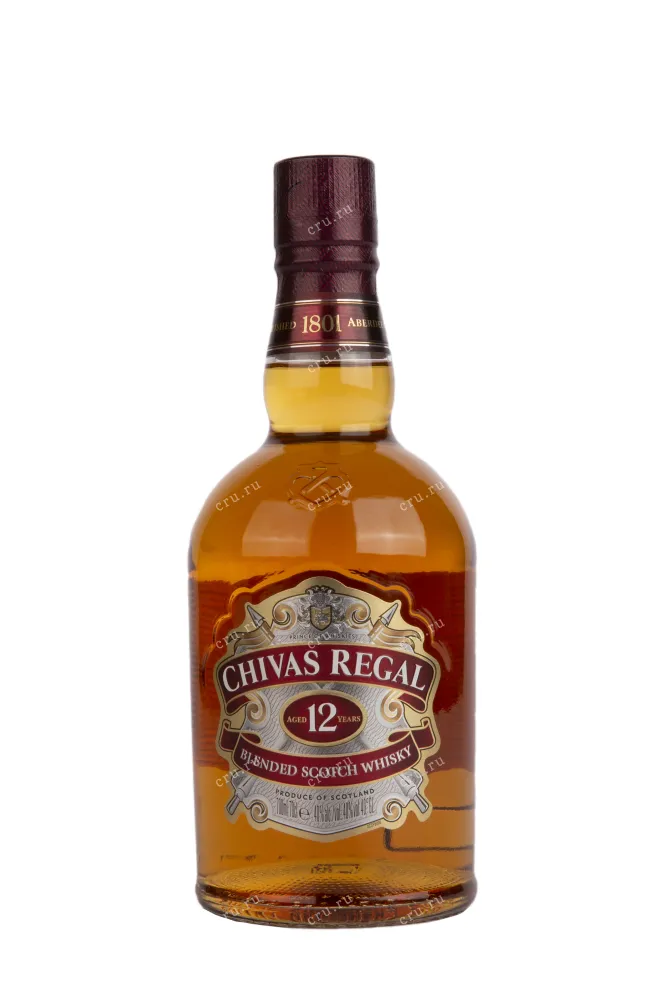 Виски Chivas Regal 12 years gift box with 2 glasses  0.7 л
