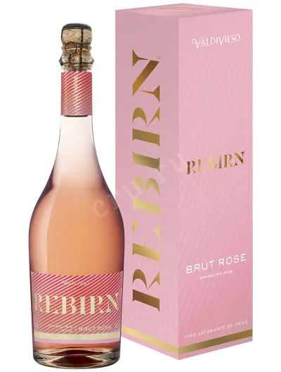 Игристое вино Rebirn Rose Extra Brut in gift box 2023 0.75 л
