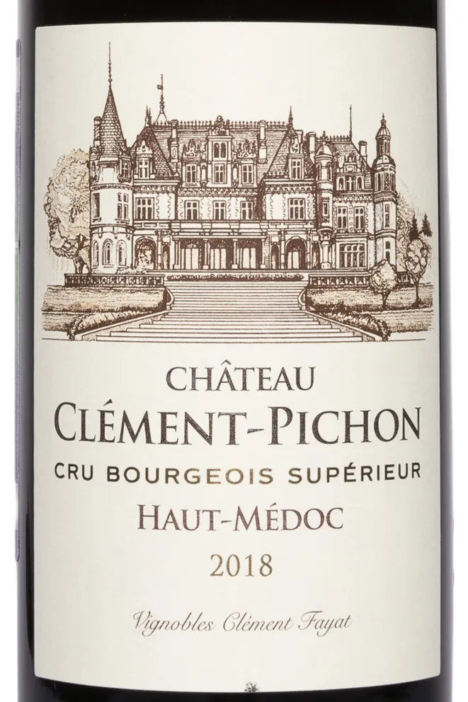 Этикетка Chateau Clement-Pichon Haut-Medoc 2018 0.75 л