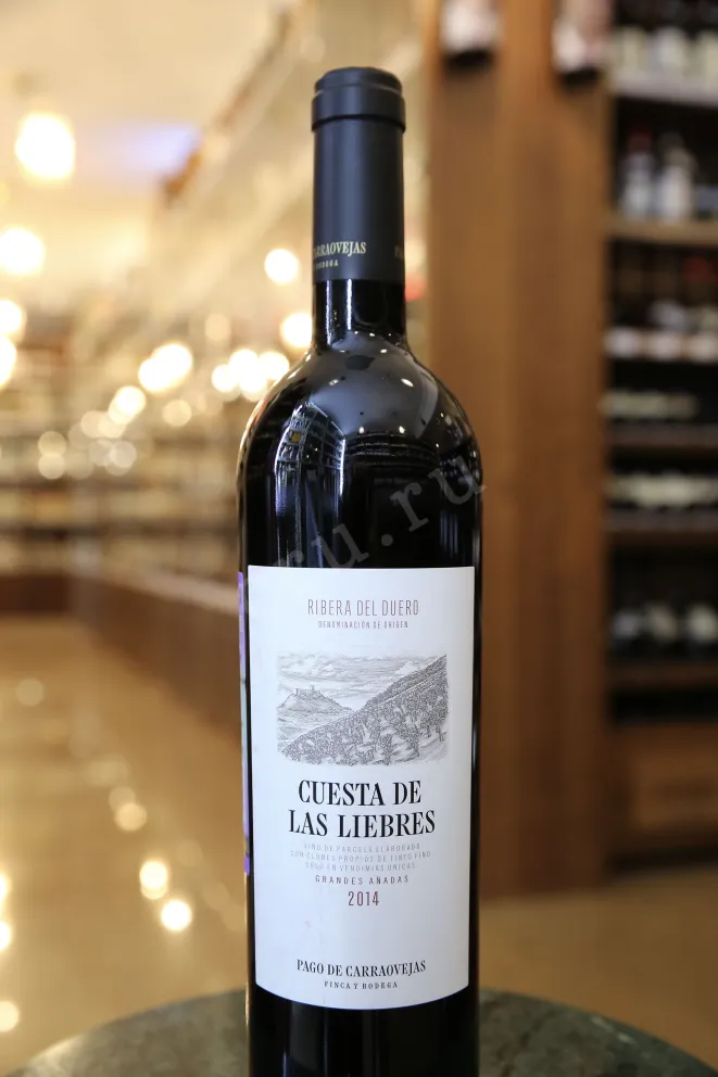 В магазине Крю Профи Pago de Carraovejas Cuesta de Las Liebres Ribera del Duero DO 2014 0.75 л