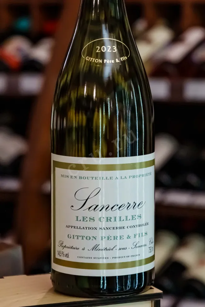 В магазине Крю Профи Gitton Pere & Fils Sancerre Gitton Les Crilles 2023 0.75 л