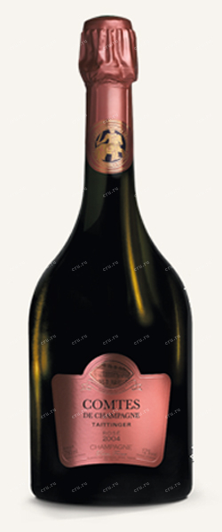 Шампанское Taittinger Comtes de Champagne Rose Brut 2007 0.75 л