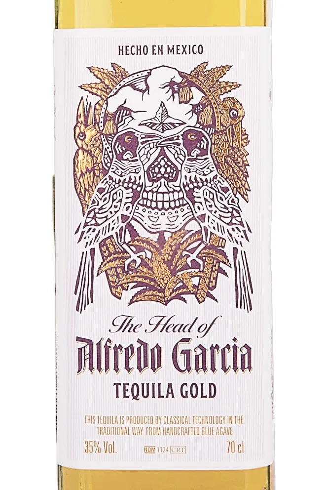 Этикетка The Head of Alfredo Garcia Gold 0.7 л