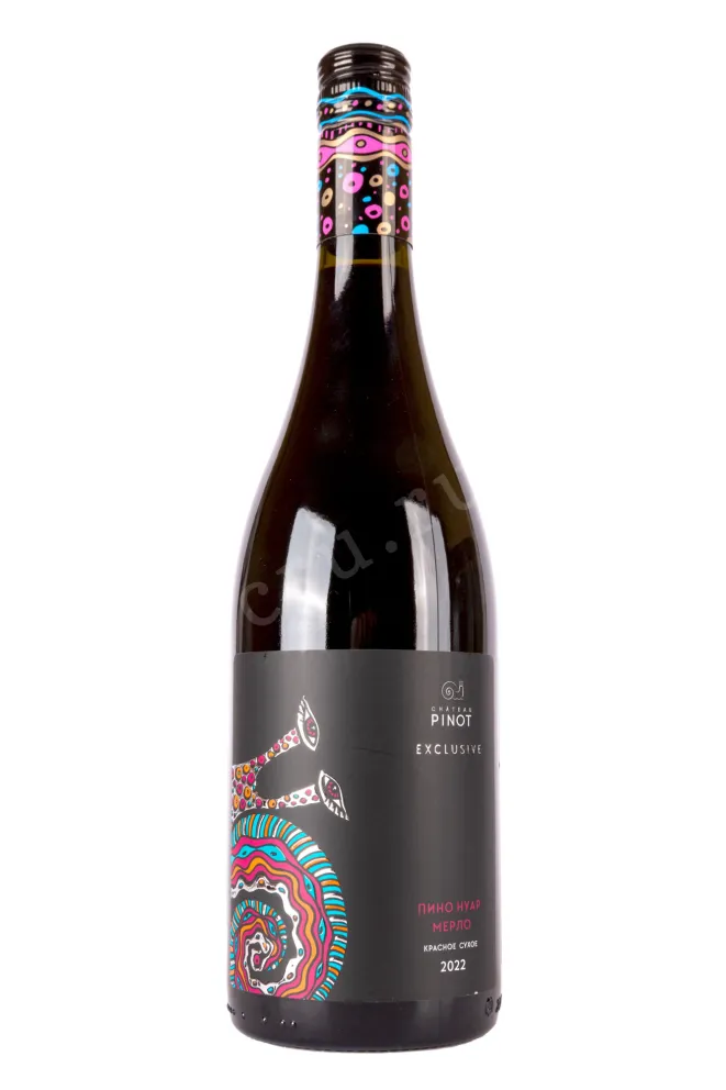 Вино Шато Пино Эксклюзив Пино Нуар Мерло 2022 0.75 л