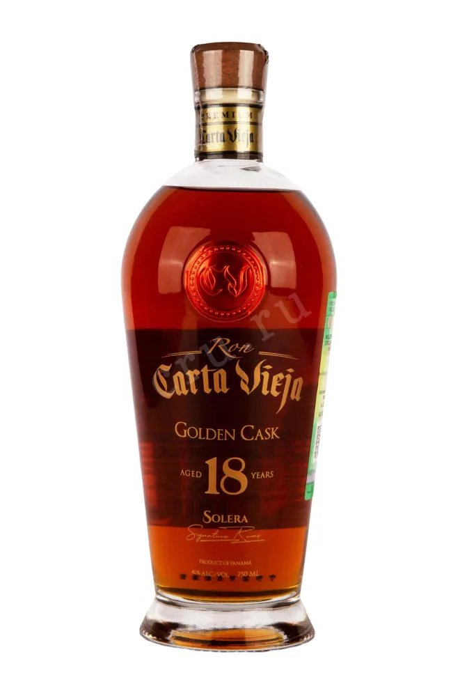 Бутылка Carta Vieja Golden Cask Solera 18 years in gift box 0.75 л