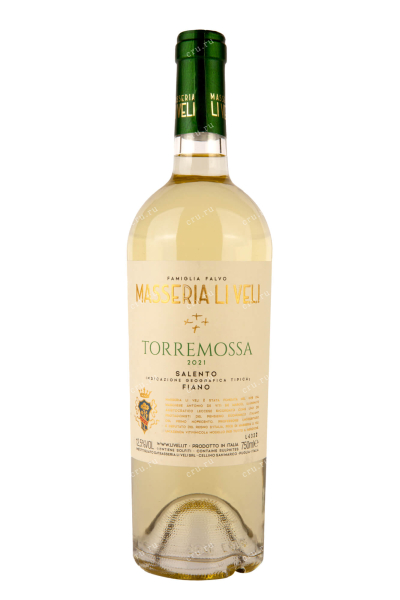 Вино Li Veli Torremossa Fiano IGT 2021 0.75 л
