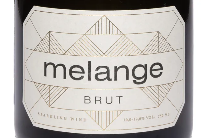 Этикетка Melange Brut 2024 0.75 л