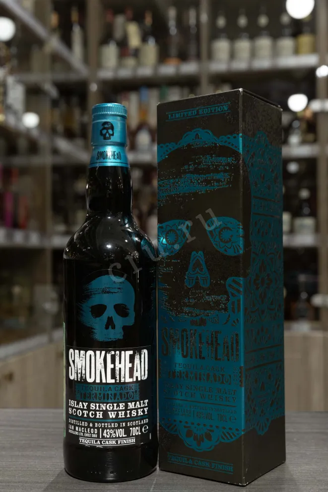 В магазине Крю Профи Smokehead Terminado Tequila Cask in gift box 0.7 л