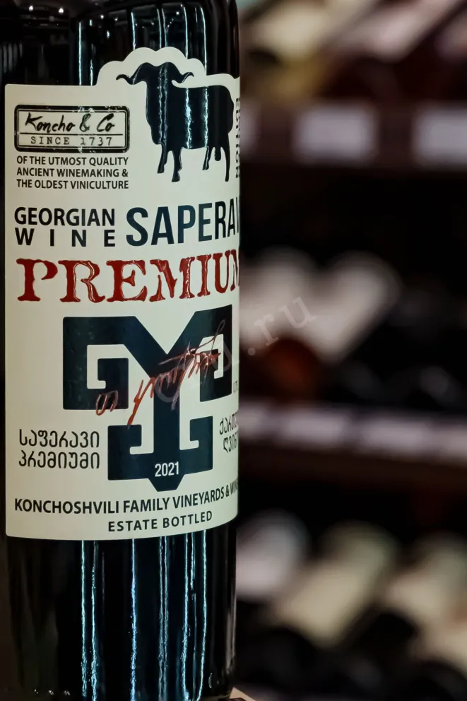 В магазине Крю Профи Koncho & Co Saperavi Premium 2021 0.75 л