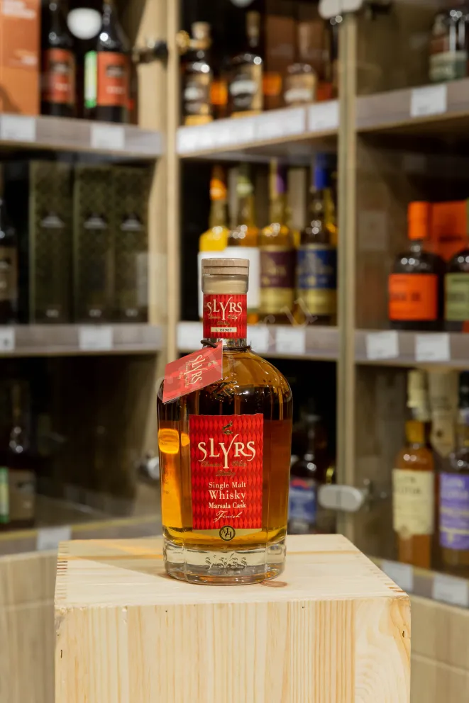 В магазине Крю Профи Slyrs Marsala Cask gift box 0.7 л