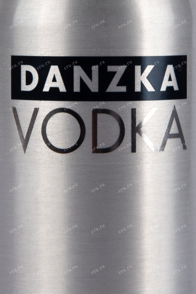Этикетка водки Danzka Fifty 0,5