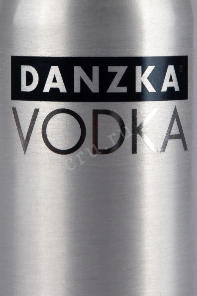 Этикетка водки Danzka Fifty 0,5