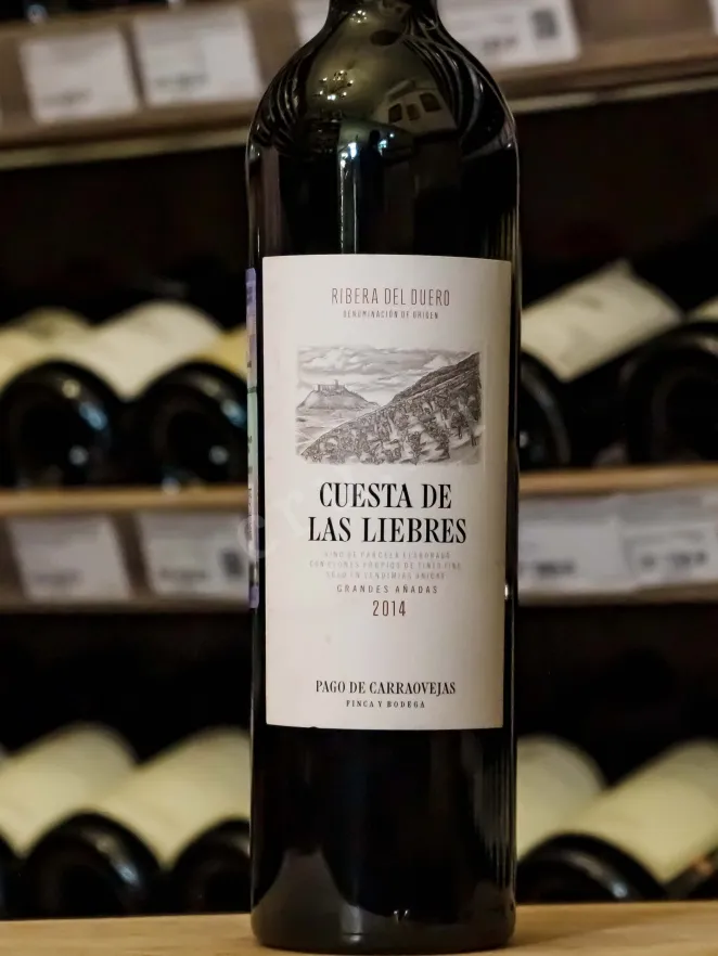 В магазине Крю Профи Pago de Carraovejas Cuesta de Las Liebres Ribera del Duero DO 2014 0.75 л
