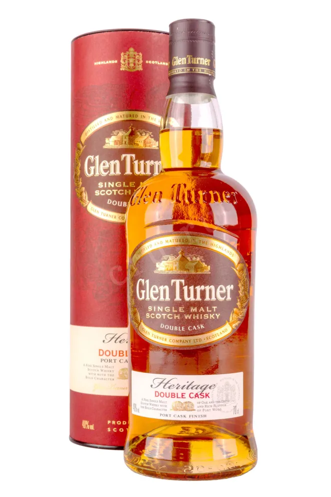 Виски Glen Turner Heritage Double Cask Port Cask Finish in gift box  0.7 л