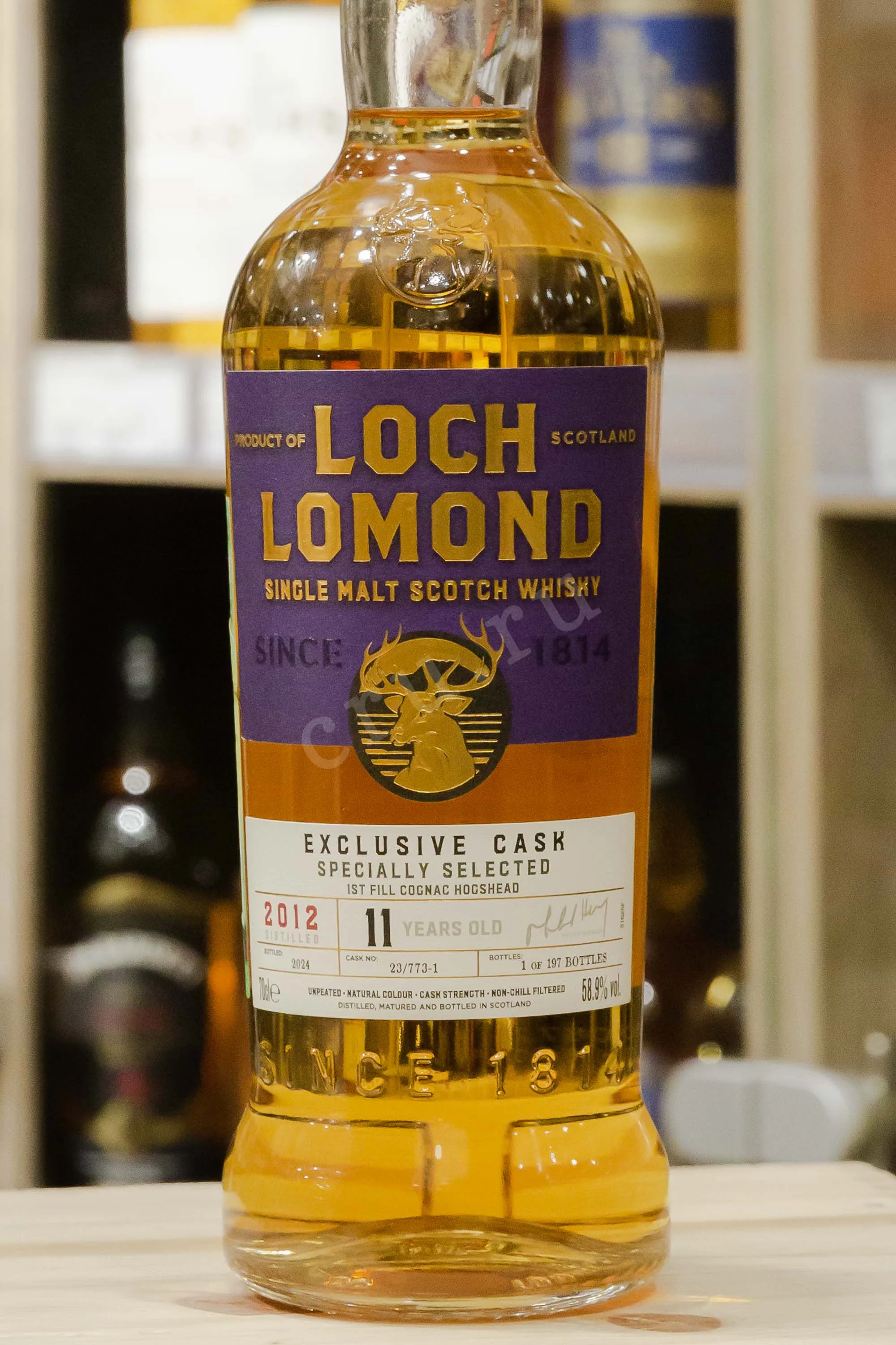 Loch Lomond Cask Single Specially Selected 11 years in tube 0.7 л
