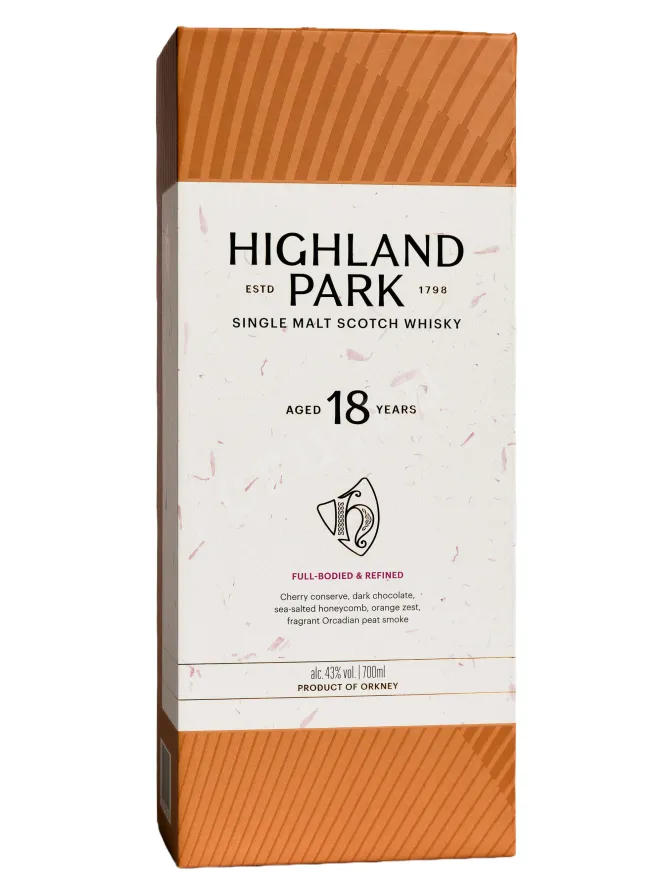 Подарочная коробка Highland Park 18 years 0.7 л