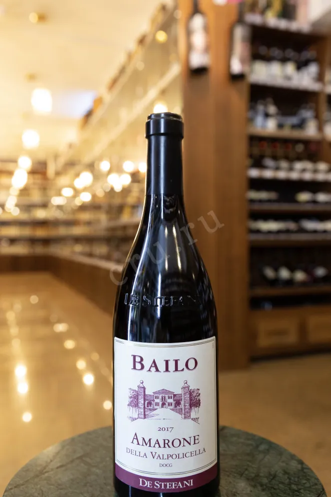 В магазине Крю Профи De Stefani Bailo Amarone Della Valpolicella DOCG 2017 0.75 л