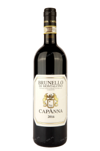Вино Capanna Brunello di Montalchino DOCG 2016 0.75 л