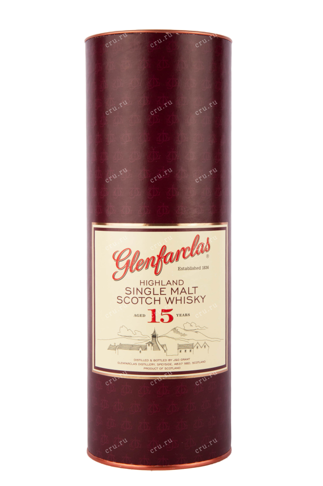 Туба Виски Гленфарклас 15 лет 0.7