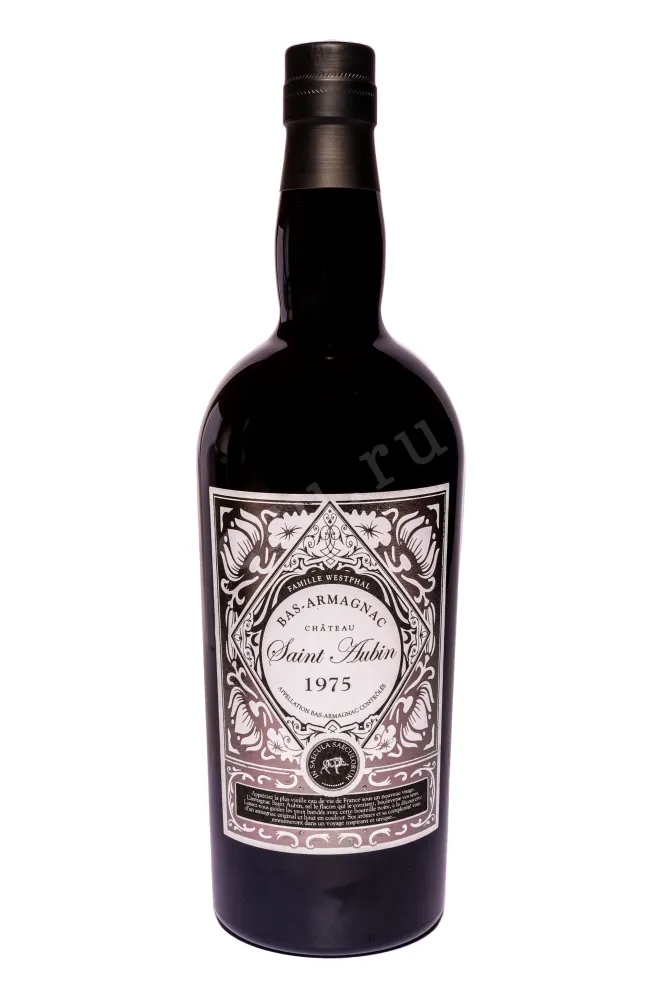Бутылка Saint Aubin Bas-Armagnac in tube 1975 0.7 л