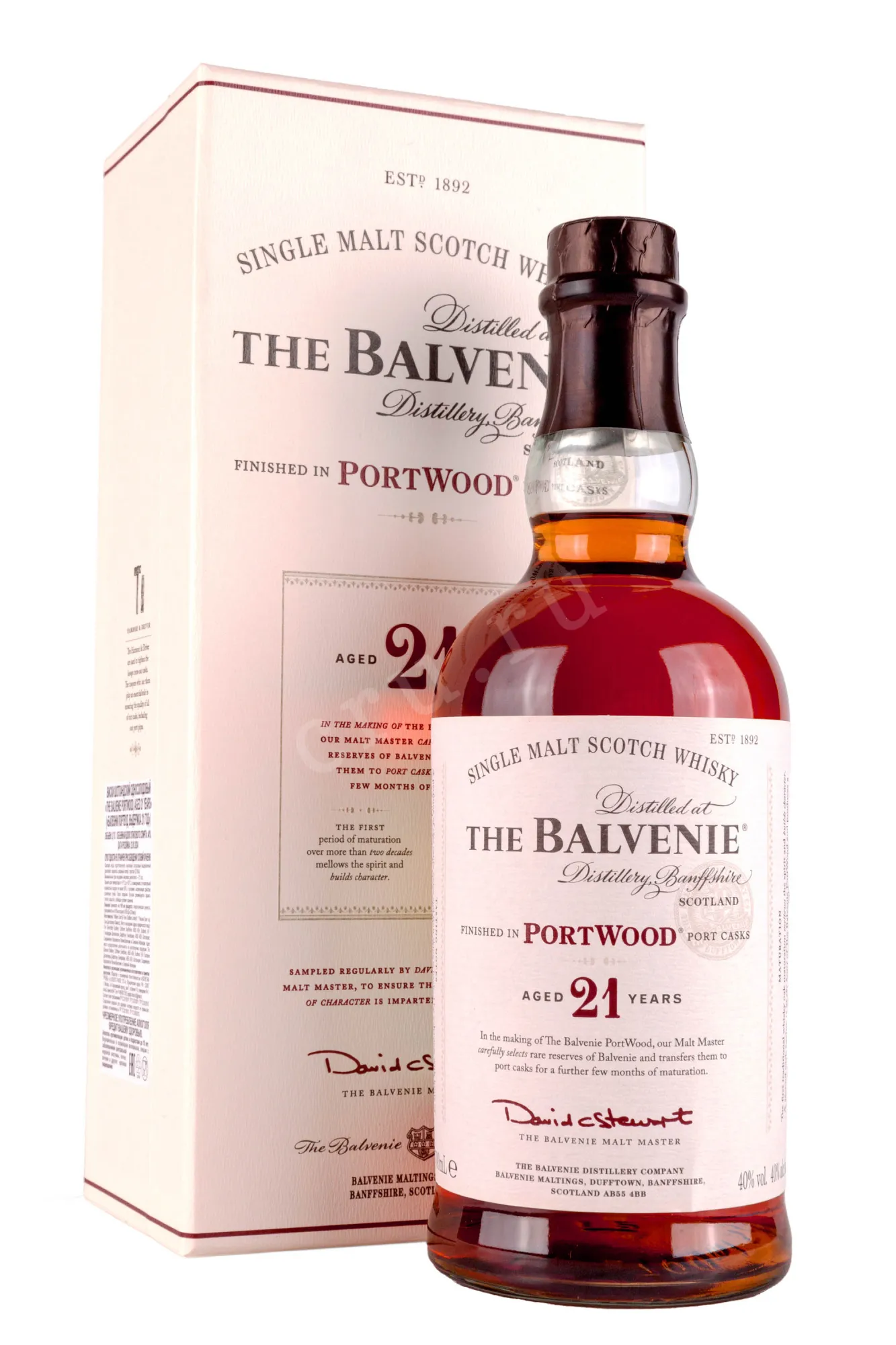 Balvenie PortWood 21 years old gift box 0.7 л купить - Шотландский