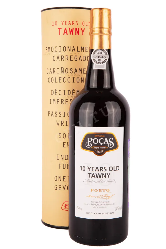 Портвейн Pocas Tawny 10 years tube 2009 0.75 л