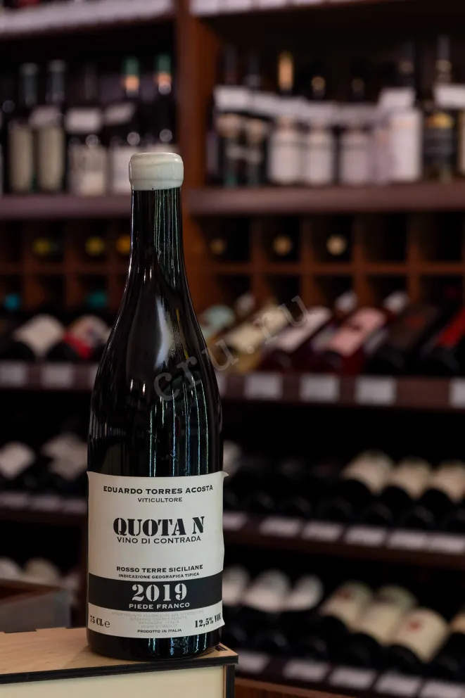 Вино Eduardo Torres Acosta Quota N Piede Franco Terre Siciliane IGT 2019 0.75 л