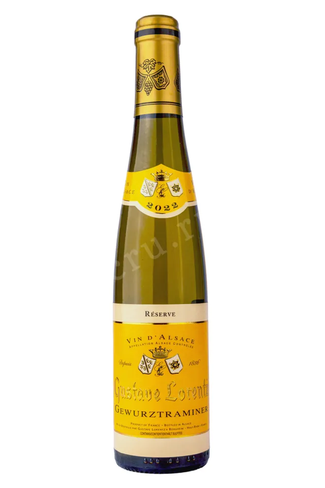 Вино Gustave Lorentz Gewurztraminer Reserve 2022 0.375 л