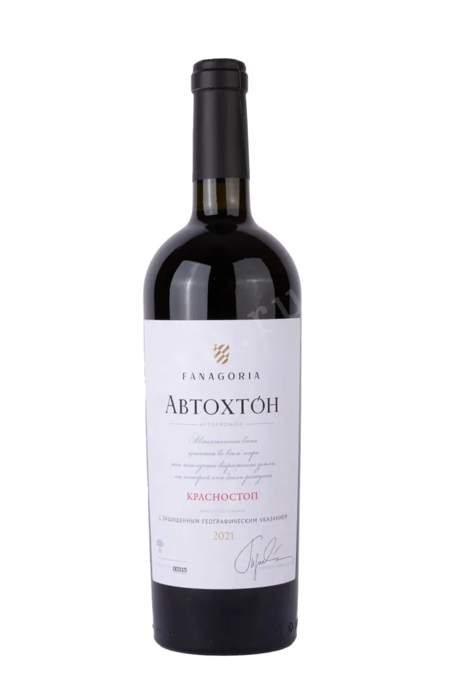 Вино Фанагория Автохтон Красностоп 2021 0.75 л