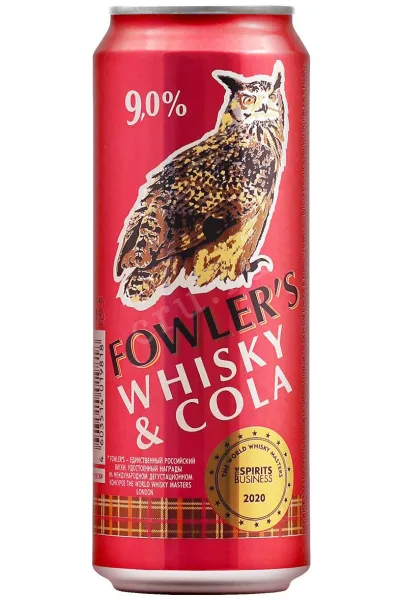 Напиток Fowler’s Whisky&Cola  0.45 л