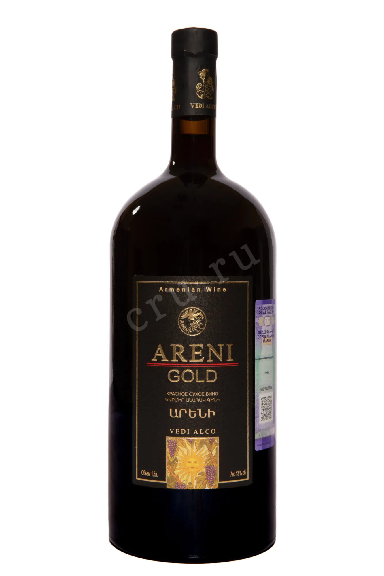 Фото — Вино Vedi Alco Areni Gold 1.5 л
