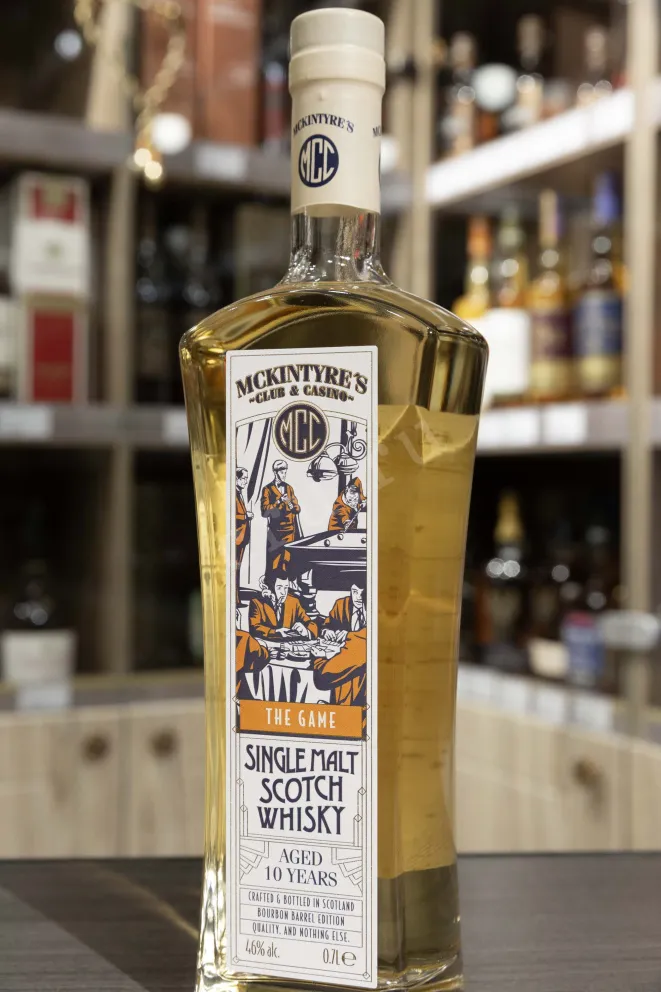 В магазине Крю Профи Mckintyres the Game 10 years Bourbon Barrel Edition 0.7 л