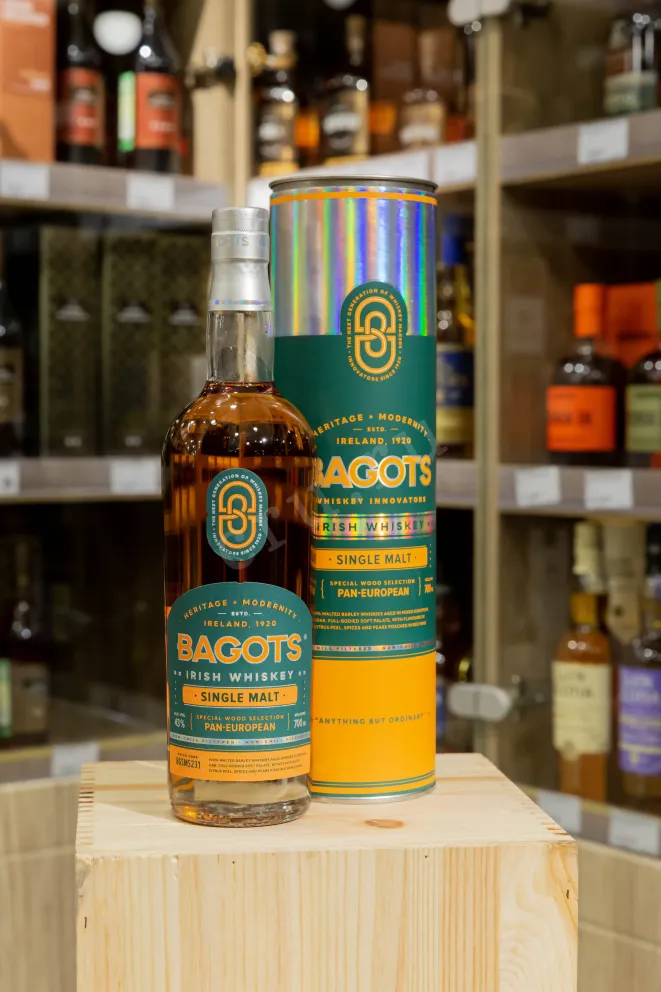 В магазине Крю Профи Bagots Single Malt in tube 0.7 л