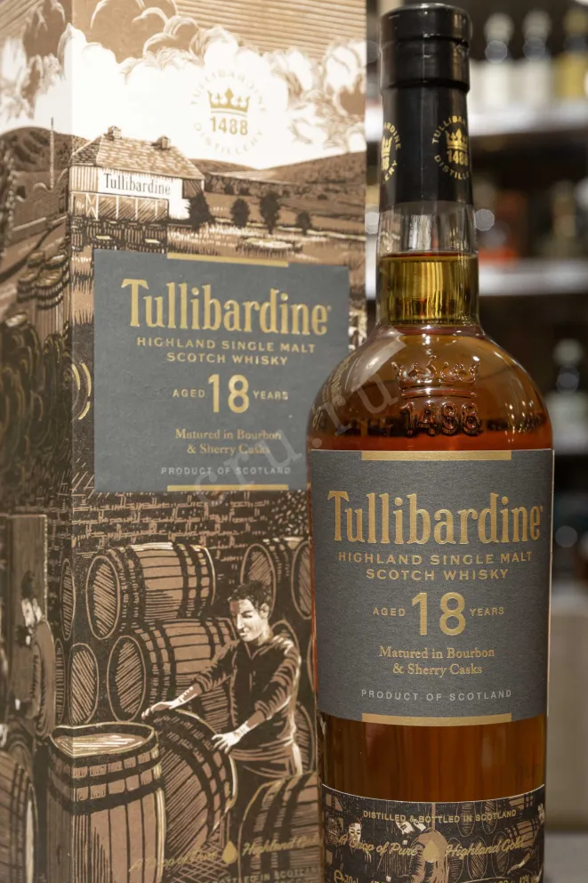В магазине Крю Профи Tullibardine 18 year old in gift box 0.7 л