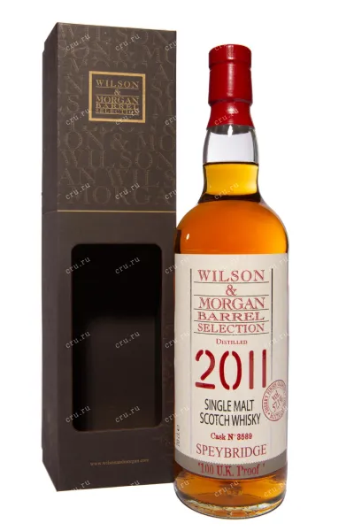 Виски Wilson&Morgan Barrel Selection Speybridge 2011 Sherry Finish Oloroso in gift box  0.7 л