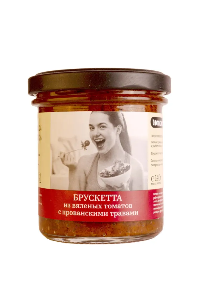 Брускетта из вяленых томатов с прованскими травами