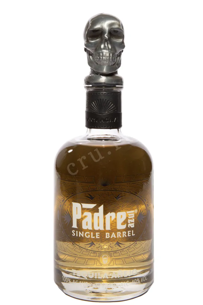 Бутылка Padre Azul Single Barrel Anjeo in gift box with 2 glasses 0.7 л