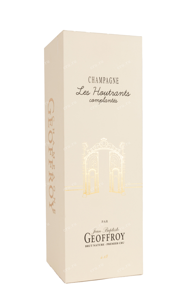 Подарочная коробка Champagne Geoffroy Les Houtrants Brut Nature Premier Cru gift box 2014 0.75 л