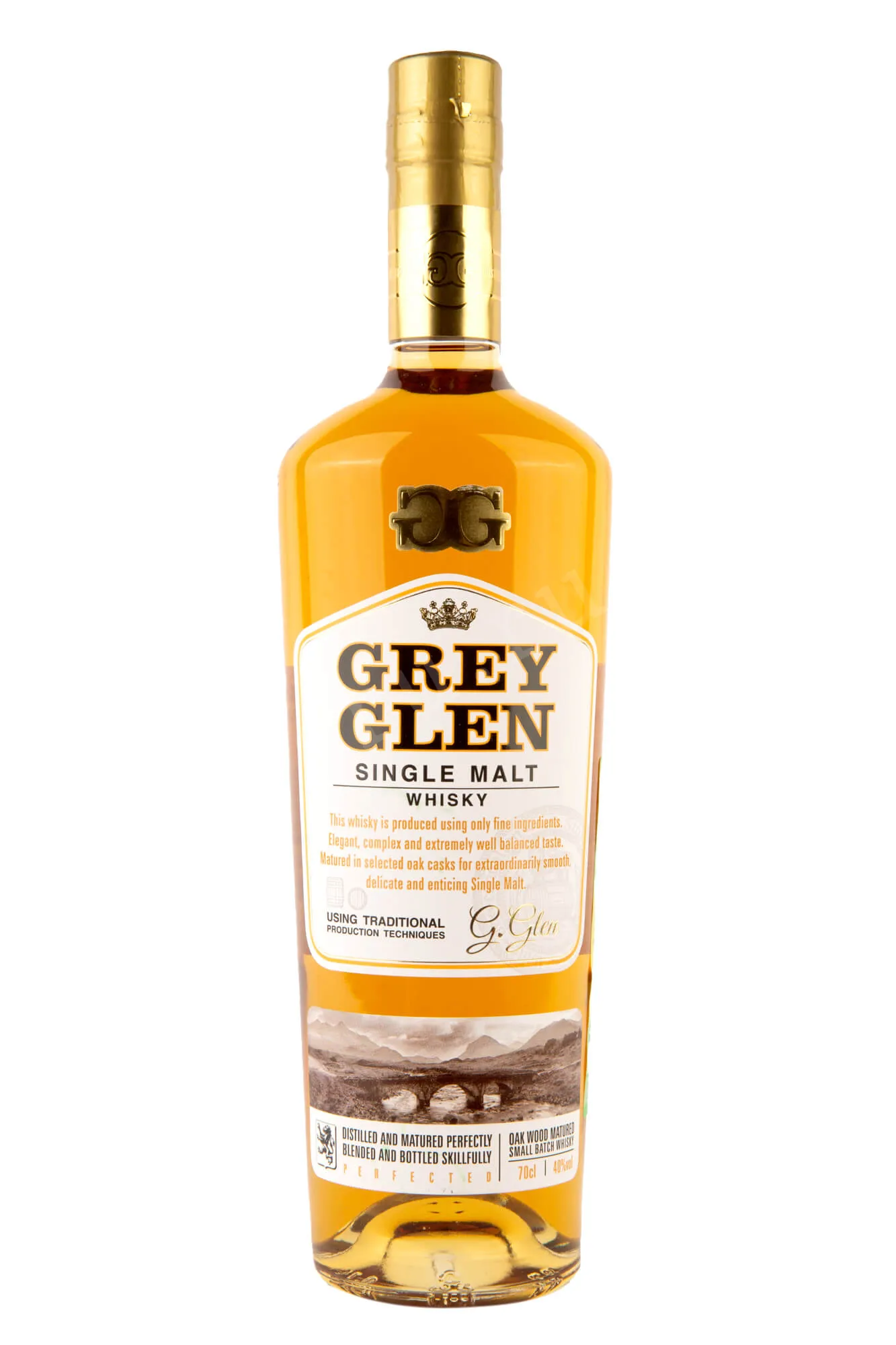 Фото — Виски Grey Glen Single Malt  0.7 л