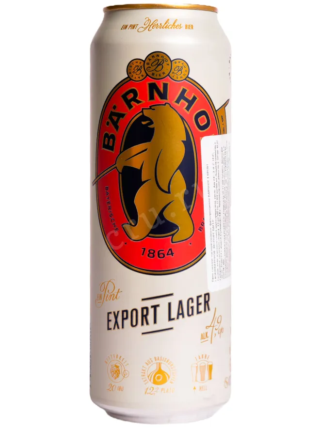 Пиво Barnhof Export Lager  0.568 л