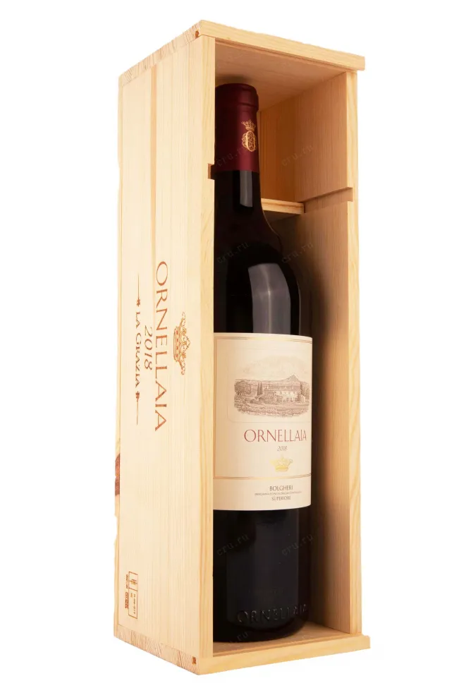 Подарочная упаковка Ornellaia Bolgheri Superiore in gift box 2018 1.5 л