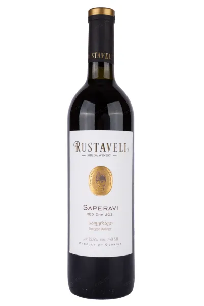 Вино Rustaveli Saperavi 2021 0.75 л