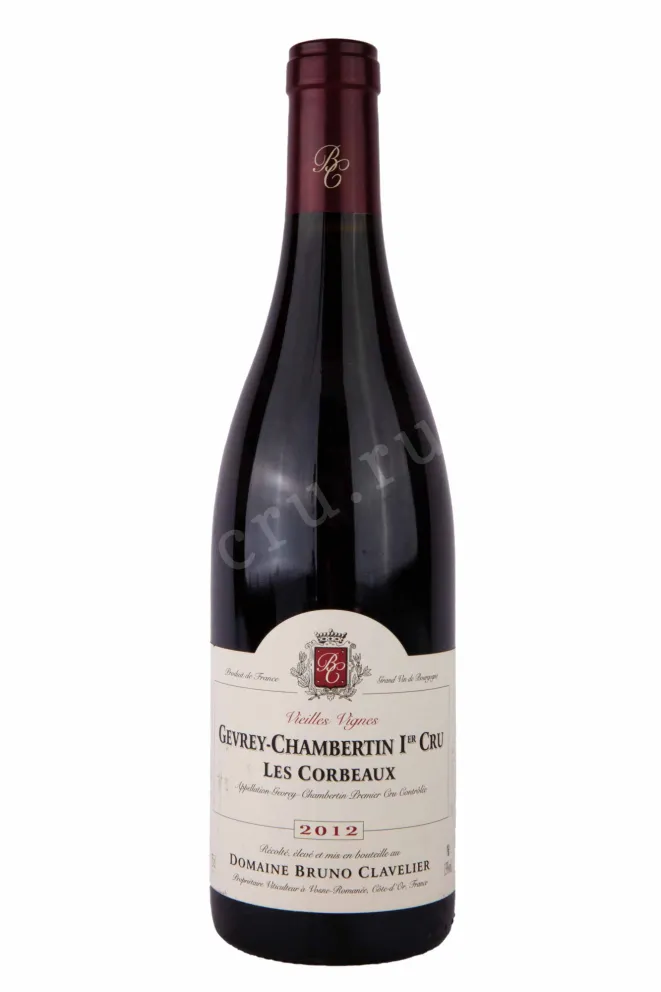 Вино Domaine Bruno Clavelier Gevrey-Chambertin 1er Cru Les Corbeaux Vieilles Vignes 2012 0.75 л