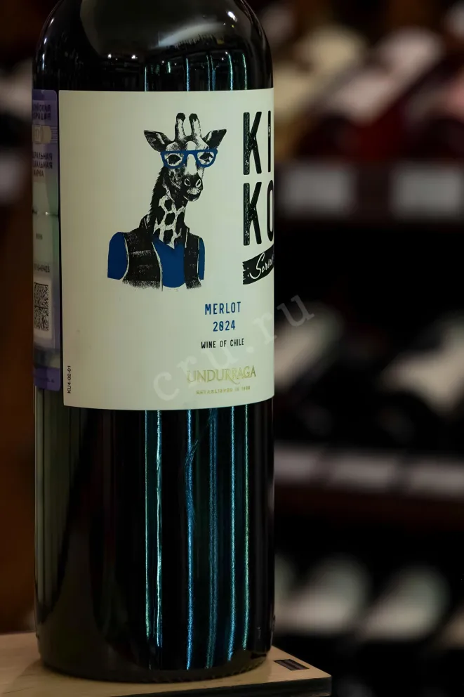 В магазине Крю Профи Undurraga Kiko Merlot DO 2024 0.75 л