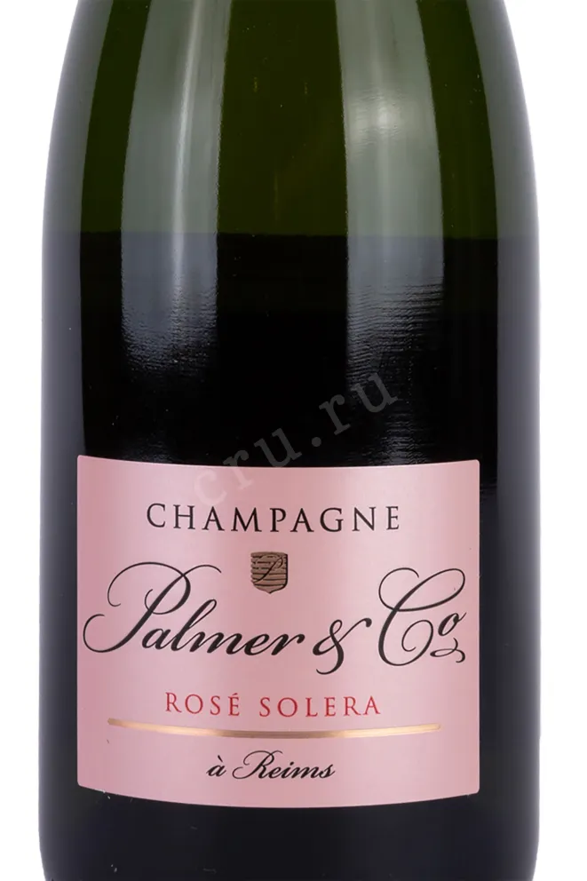 Этикетка Champagne Palmer & Co Rose Solera 0.75 л