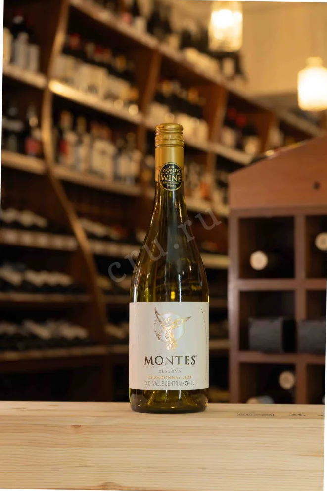 В магазине Крю Профи Montes Reserva Chardonnay DO 2023 0.75 л