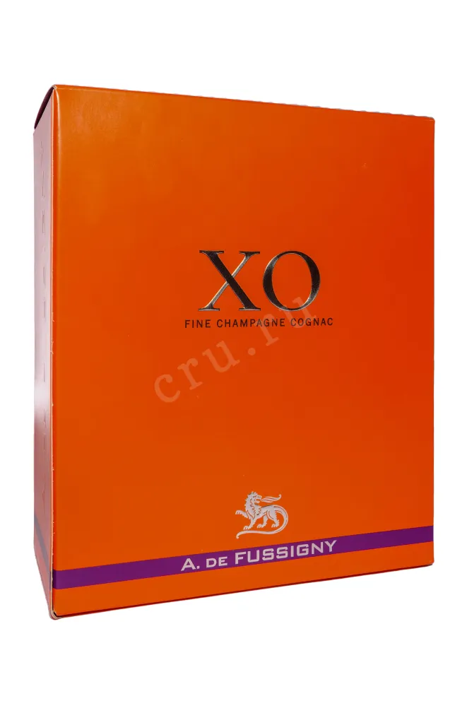 Подарочная коробка A de Fussigny XO 0.5 л
